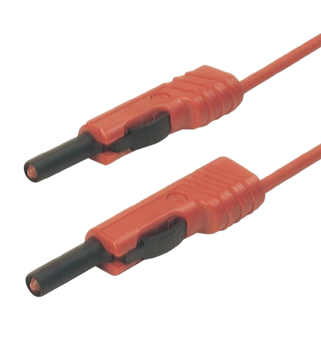 Hirschmann Test & Measurement, 16A, 30 V ac, 60V dc, Red, 250mm Lead Length