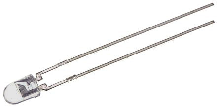 Kingbright2.5 V Yellow-Green LED 3mm Through Hole, L-115VGYW