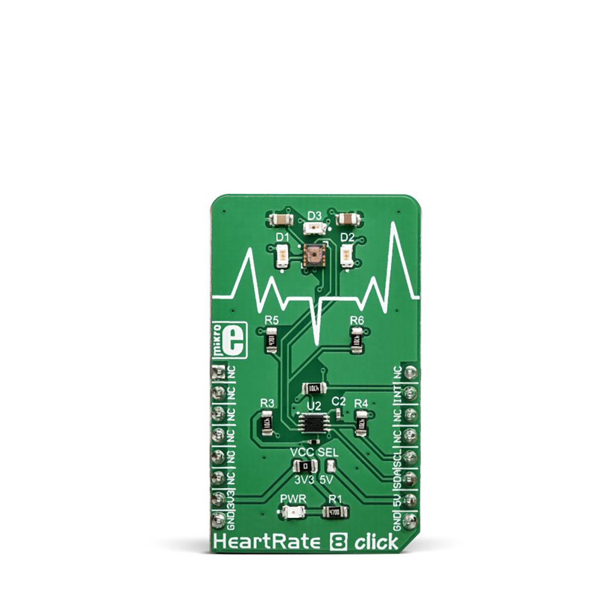 MikroElektronika Heart Rate 8 Click Board