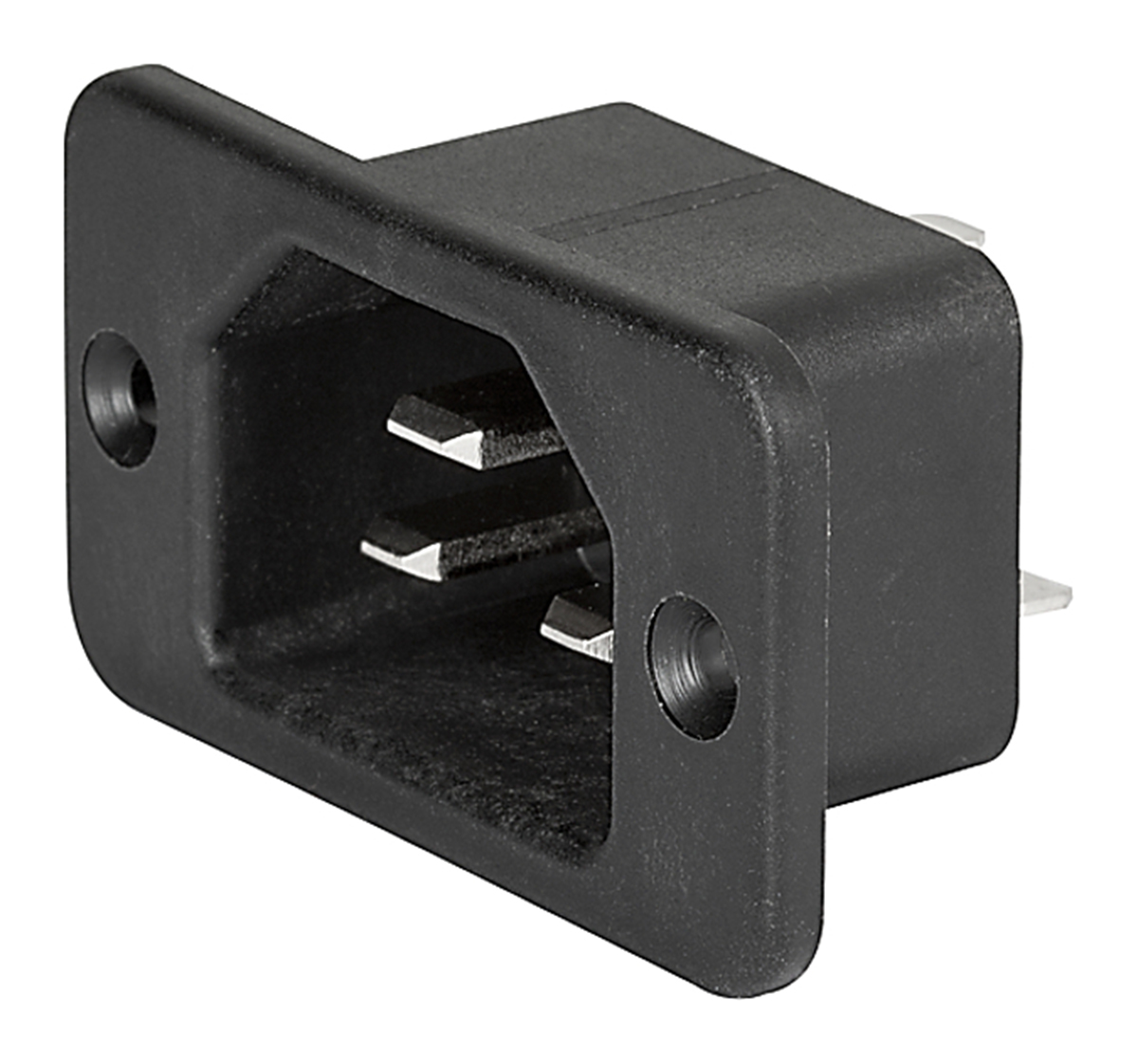 Schurter C22 Panel Mount IEC Connector Male, 16A, 250 V