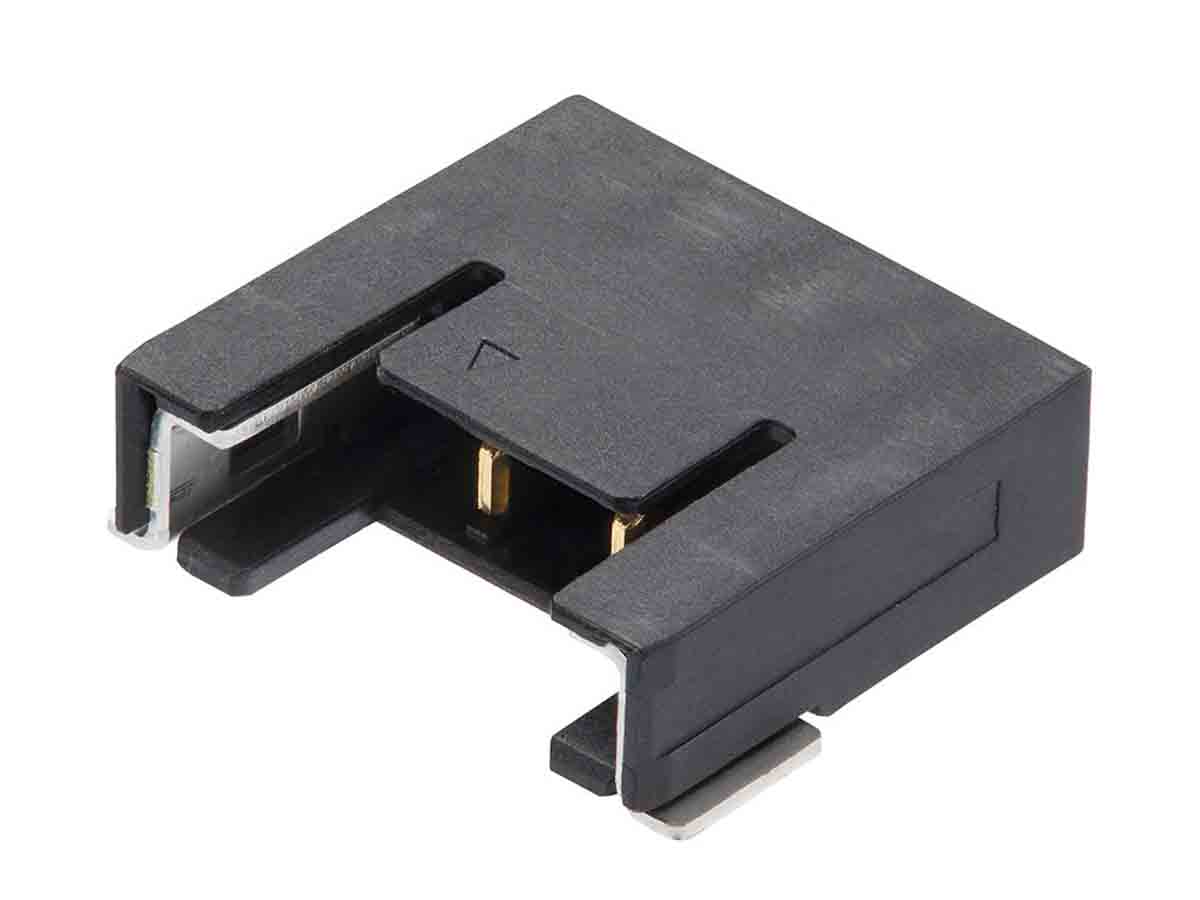 Molex Pico-Lock Series Right Angle Surface PCB Header, 2 Contact(s), 2 mm Pitch, 1 Row, Shrouded