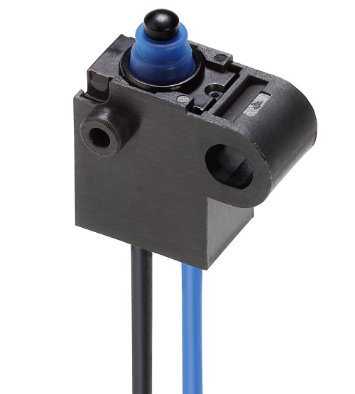 Omron Pin Plunger Subminiature Micro Switch, Wire Lead Terminal, 1 mA, SPST -NC, IP67