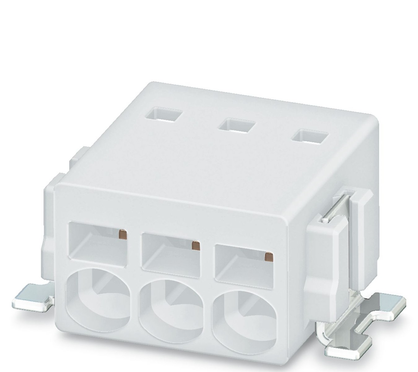 Phoenix Contact PTSM Series PCB Terminal Block, 4-Contact, 2.5mm Pitch, PCB Mount, 1-Row, Push In Spring Termination