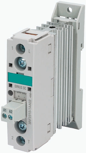 Siemens 3RF2 Series Solid State Relay, 10.5 A Load, DIN Rail Mount, 600 V Load, 24 V dc Control