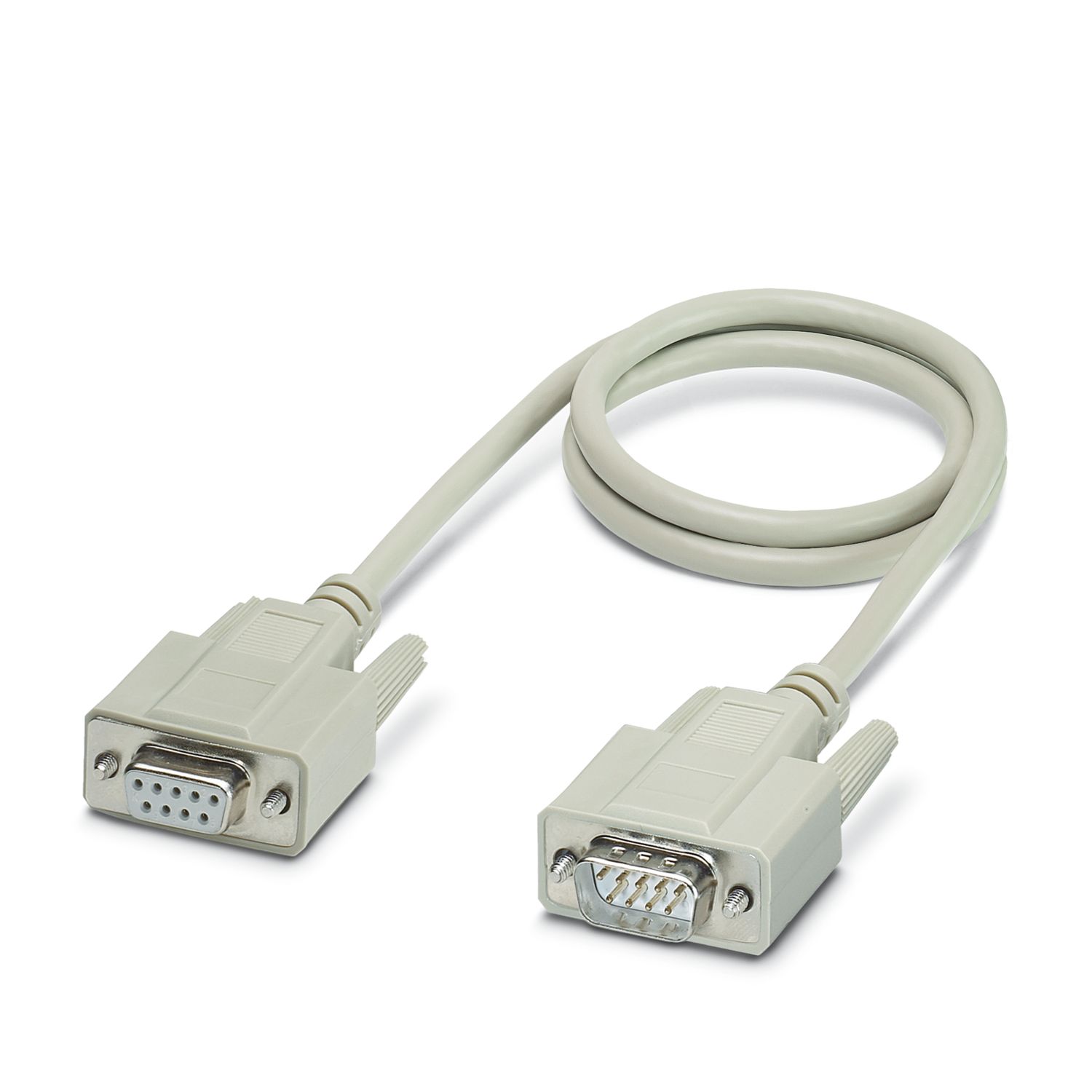 Phoenix Contact D-Sub D-Sub Serial Cable, 2m PVC