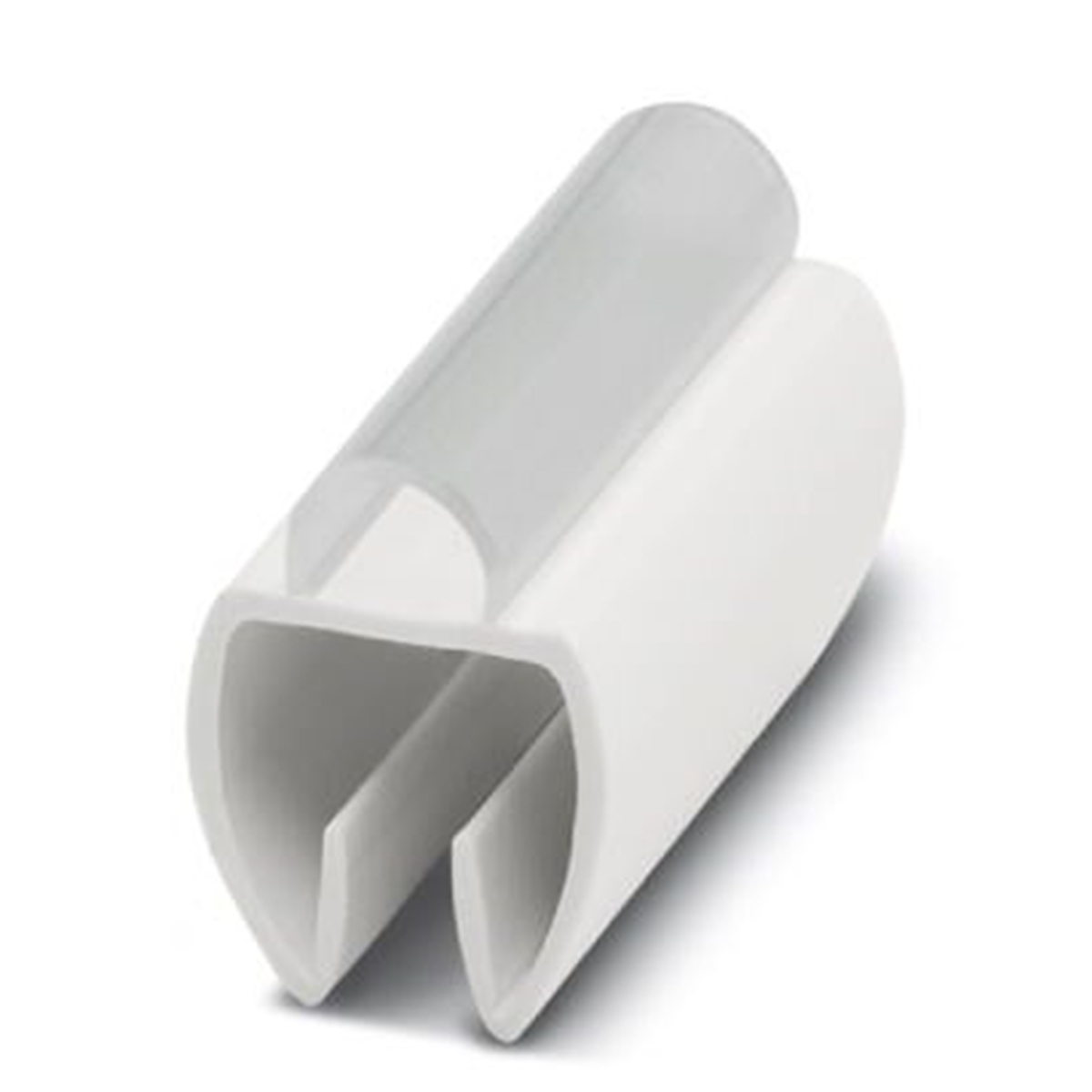 Phoenix Contact PATO Clip On Cable Markers, Transparent, 4.4 → 6.7mm Cable, 1013135