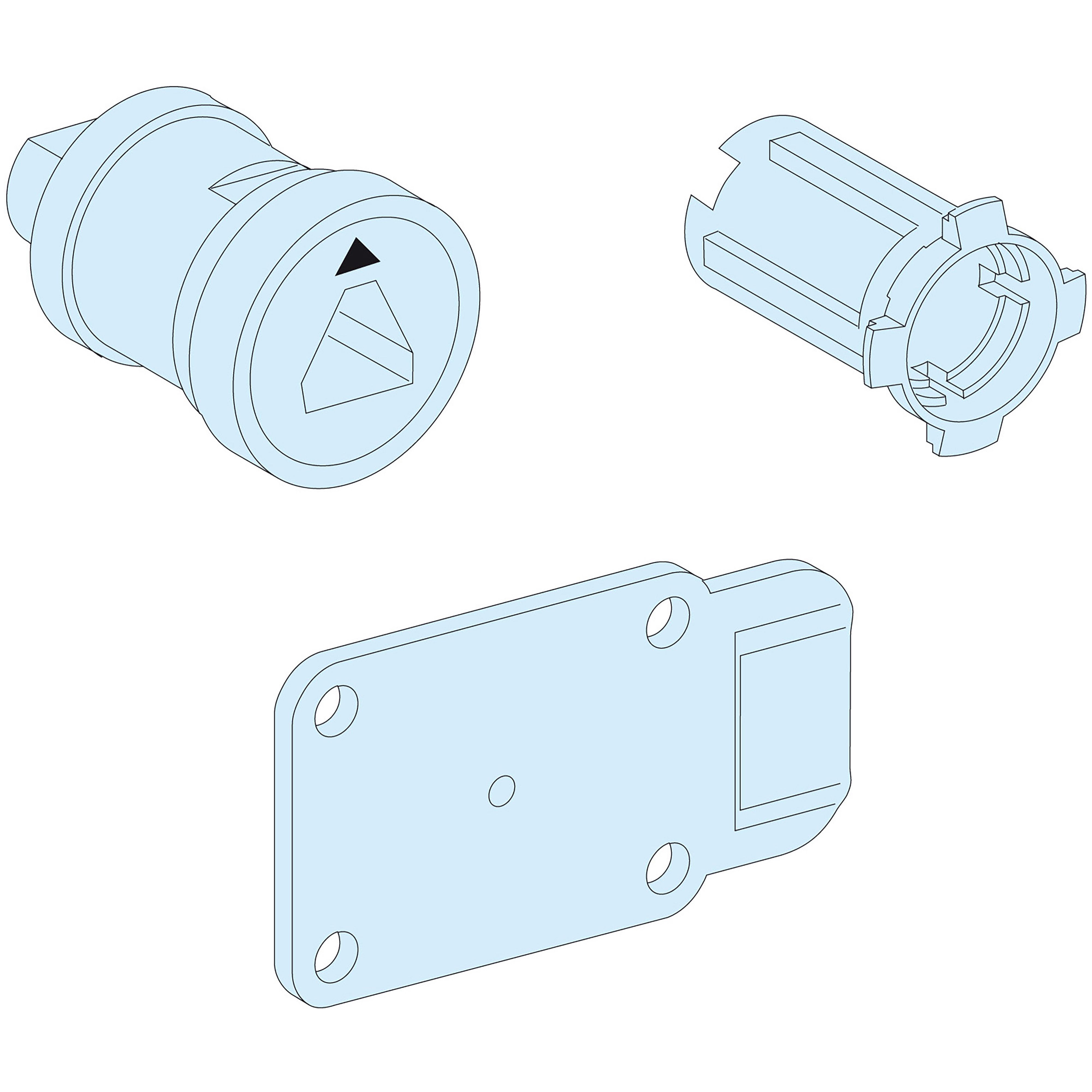 Schneider Electric PrismaSeT Series Accessory Kit for Use with PrismaSeT PrismaSeT G Enclosure, 70 x 42mm