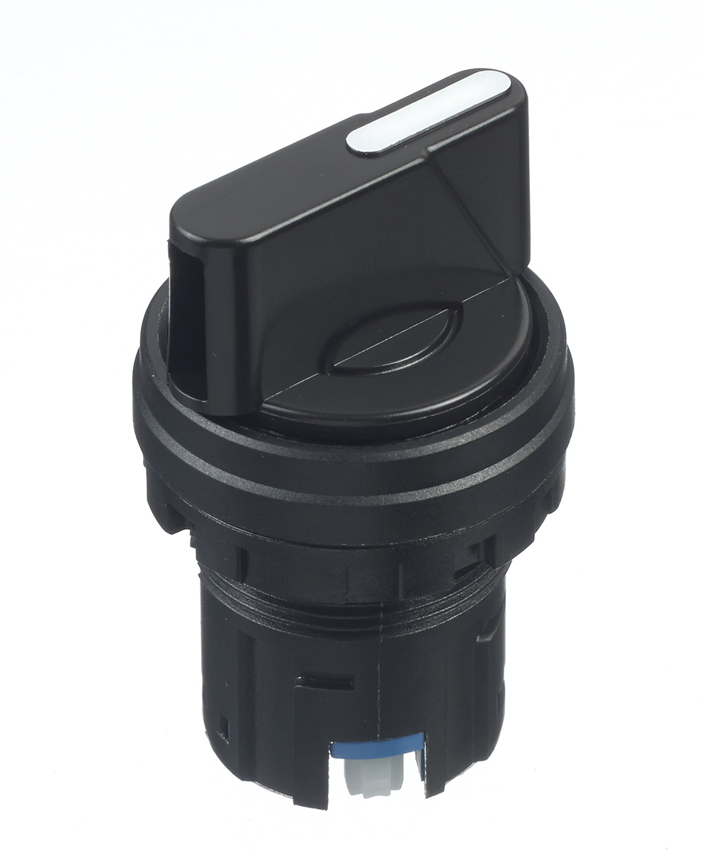 Idec HW Series 2 Position Selector Switch Head, 22mm Cutout