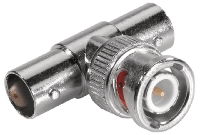 ABUS Security-Center TVAC40 Series Female, Male Cable BNC Connector, Cable Termination, Tee Body