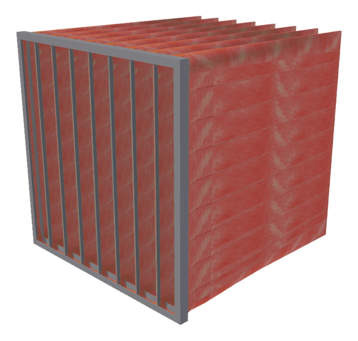 RS PRO Bag Filter Filter, 490 x 592 x 635mm