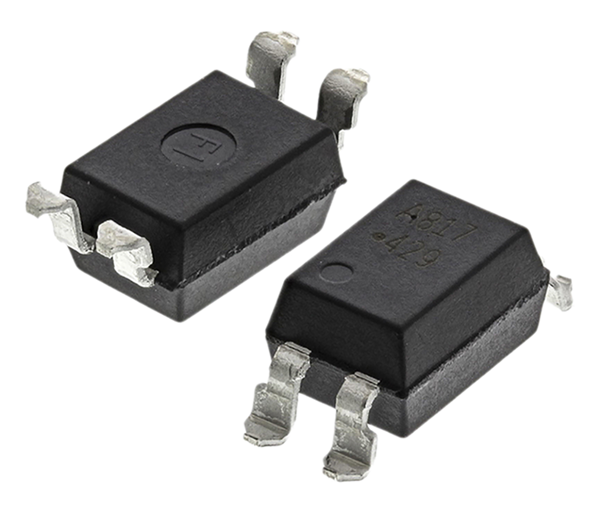 Broadcom, HCPL-817-300E DC Input Transistor Output Optocoupler, Surface Mount, 4-Pin SMT