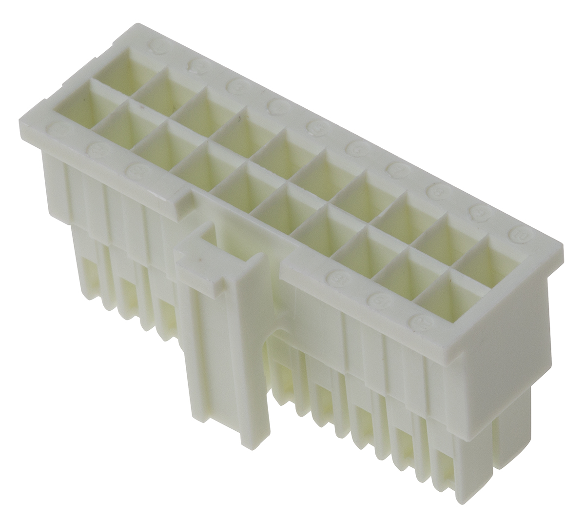 Samtec, IPD1 Male Crimp Connector Housing, 2.54mm Pitch, 20 Way, 2 Row