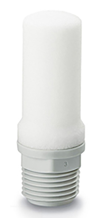 SMC AN Resin 1MPa Pneumatic Silencer, Threaded, NPT 1/2 Male