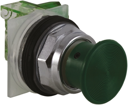 Schneider Electric Harmony 9001K Series Green Momentary Push Button Head, 30mm Cutout, IP66
