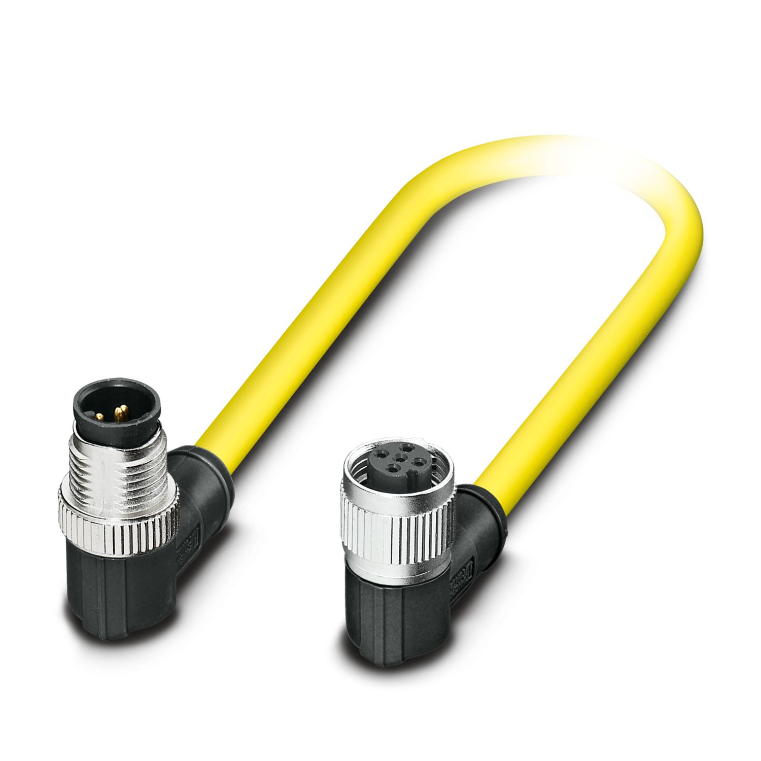 Phoenix Contact Male 5 way M12 to Female 5 way M12 Sensor Actuator Cable, 0.5 m