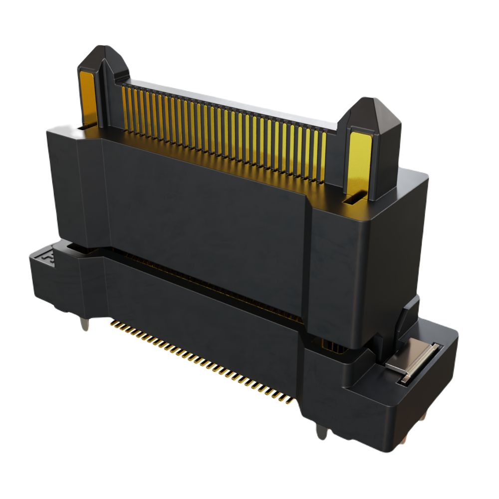 HARWIN FLECTO Series Vertical Surface PCB Header, 60 Contact(s), 0.5 mm Pitch, 2 Row, Shrouded