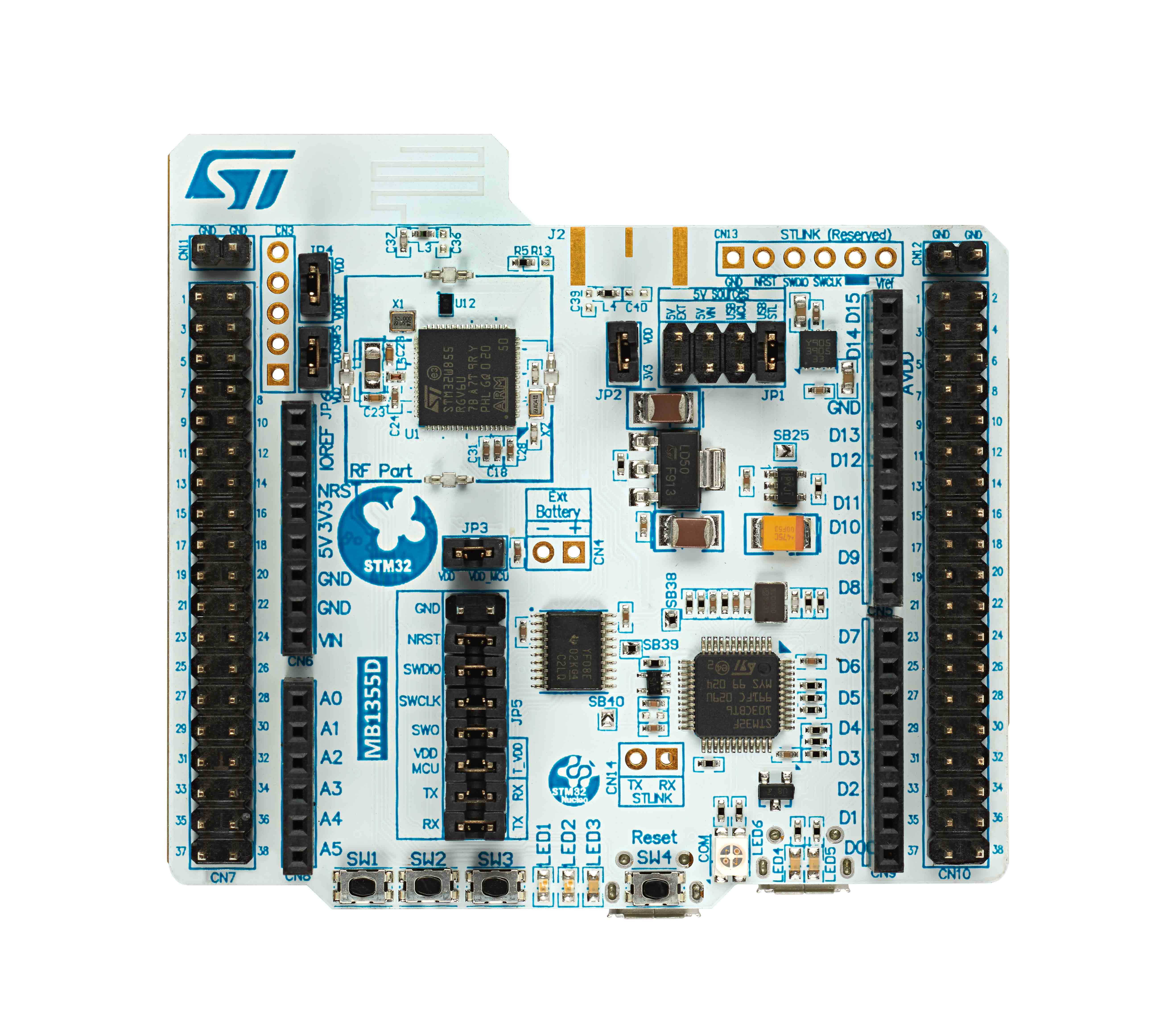 STMicroelectronics Bluetooth Low Energy And 802.15.4 Nucleo Pack Based On STM32WB Series Microcontrollers Development