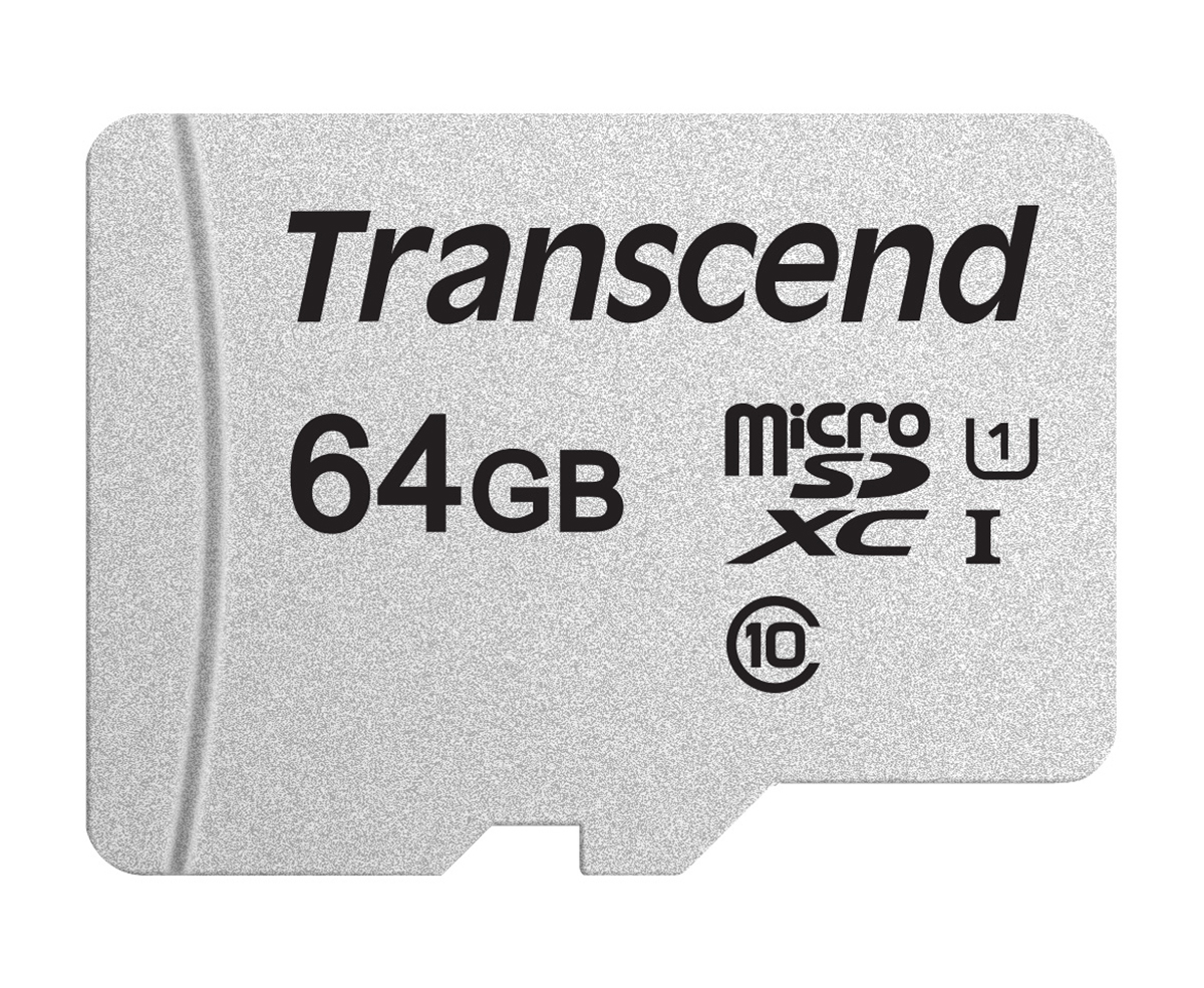 Transcend 64 GB MicroSDXC Micro SD Card, A1, Class 10, UHS-I U1, UHS-I U3, V30