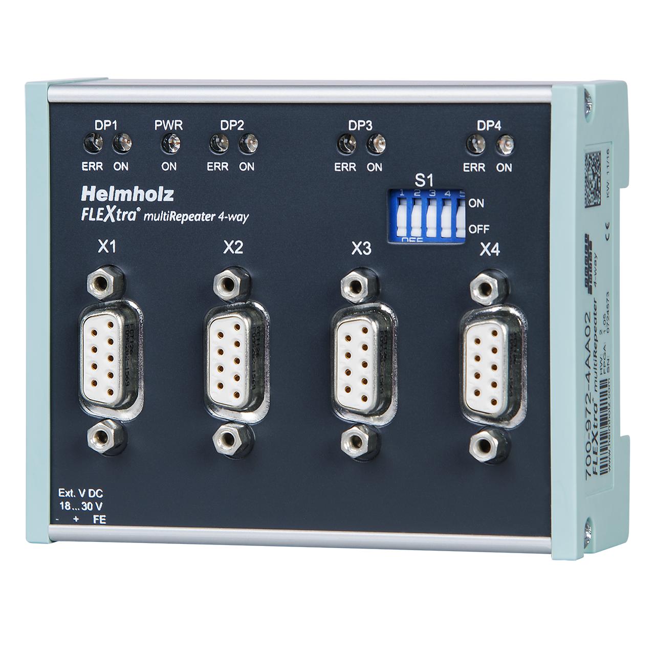 Helmholz GmbH & Co. KG 972-4AA Series BUS Connector for Use with PROFIBUS Connectors, Voltage, 24 V