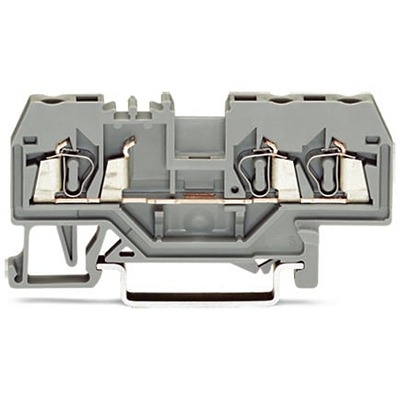 WAGO 280-681-1 280 Series Grey, 2.5mm², 3-Level, Cage Clamp Termination