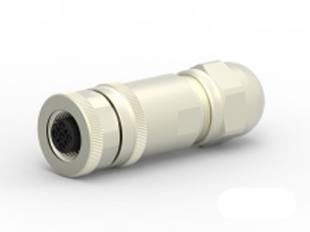 TE Connectivity Circular Connector, 4 Contacts, Cable, M12 Connector, Socket, Female, IP67, T411 Series
