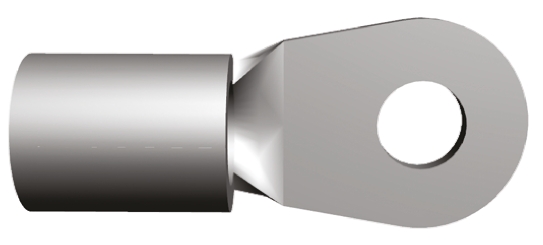 TE Connectivity, SOLISTRAND Uninsulated Ring Terminal, M4 Stud Size, 6.6mm² to 10.5mm² Wire Size