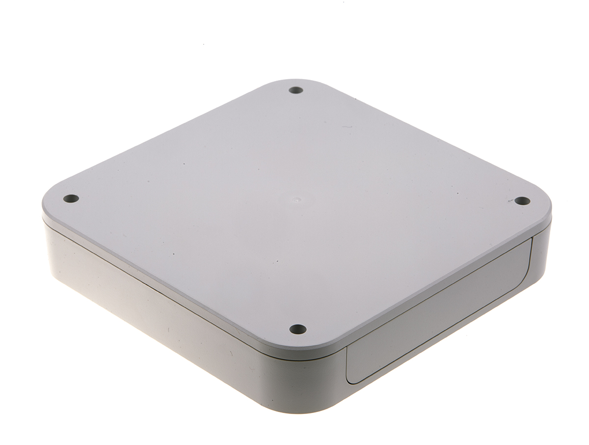 Takachi Electric Industrial PF Series White ABS Enclosure, IP40, White Lid, 150 x 150 x 30mm