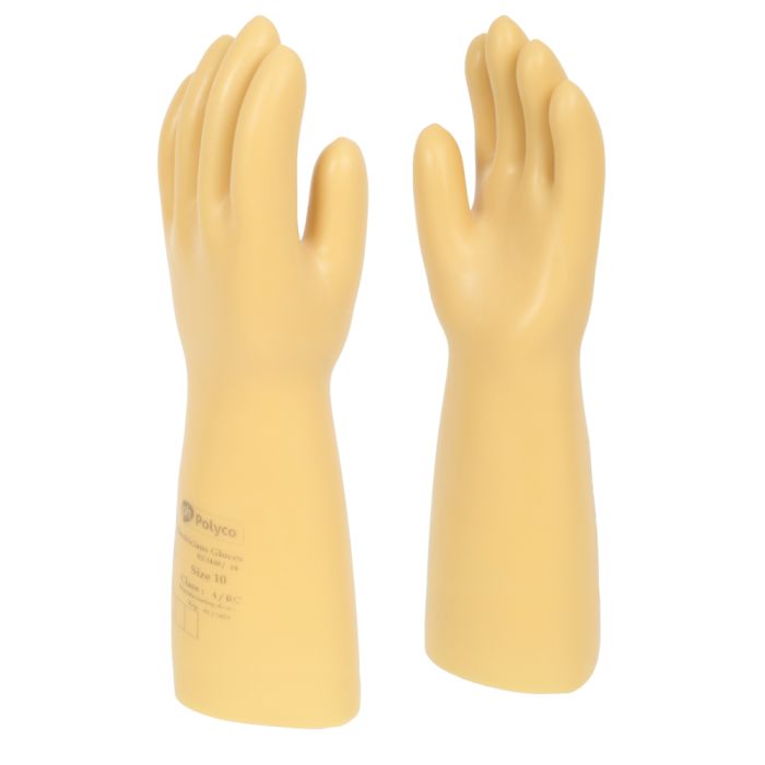 Polyco Healthline Yellow Electrical Insulating Gloves 41 cm