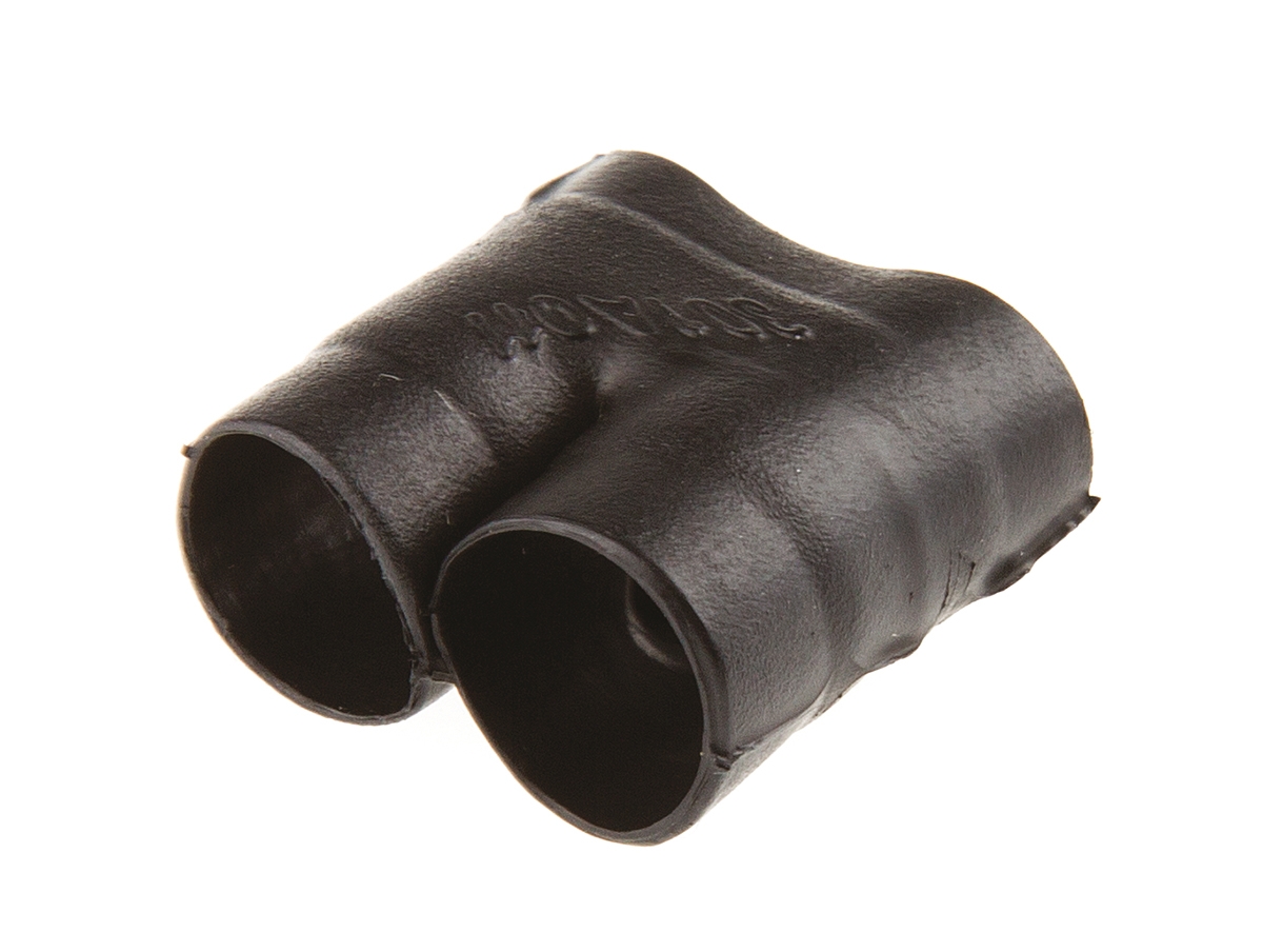 TE Connectivity T Joint Black, Fluid Resistant Elastomer, 6.6mm
