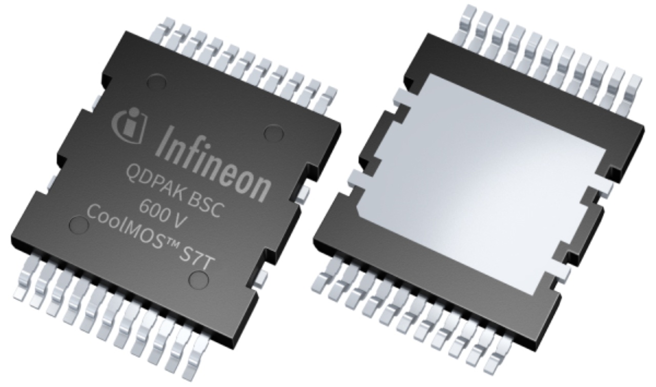 Infineon IPQC60 Type N-Channel MOSFET, 174 A, 600 V Enhancement, 22-Pin PG-HDSOP-22 IPQC60T010S7XTMA1