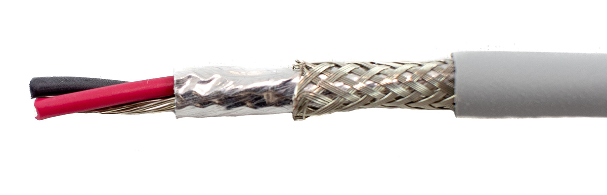 Alpha Wire Ecogen Ecocable Mini Series Data Cable, 2 Pairs, 4 Cores, 0.241 mm², Screened, 24 AWG, 30m, Foil and Braid