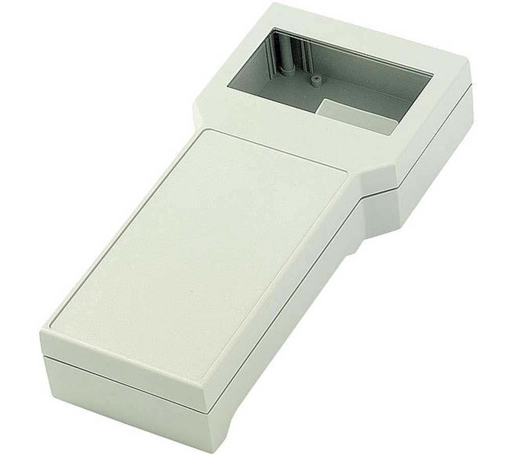Bopla BOS Series Grey ABS Handheld Enclosure, Display Window, IP65, 224 x 106 x 40mm