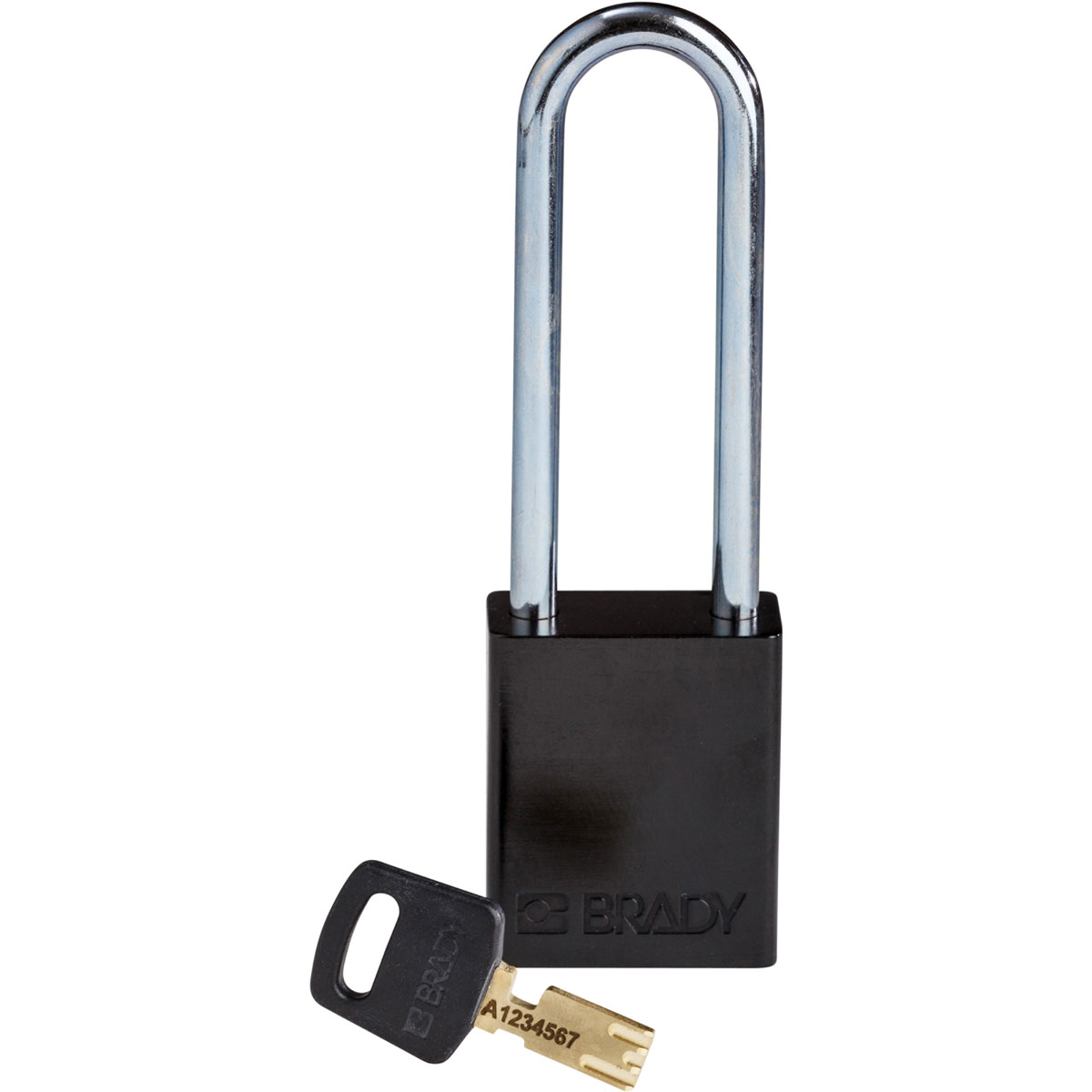 Brady LOTO-99 Key Weatherproof Aluminium Padlock, 6.35mm Shackle, 38.00mm Body