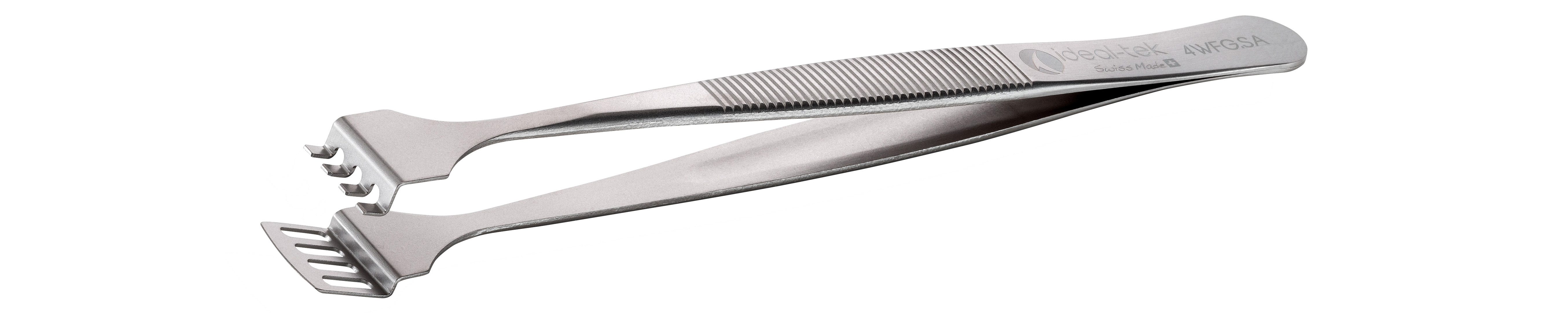 ideal-tek 125 mm, Stainless Steel, Wafer, Tweezers