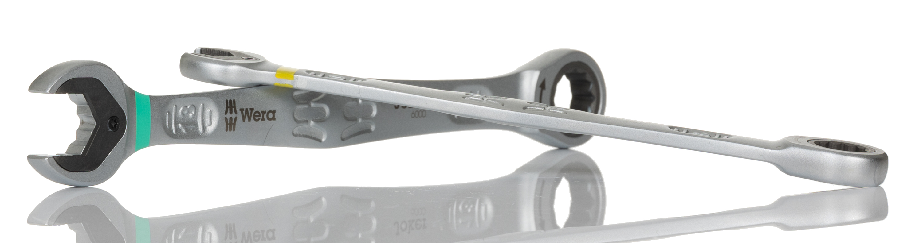 Wera Joker 6000 Series 4-Piece Spanner Set, 10 → 19 mm, Chrome Molybdenum Steel