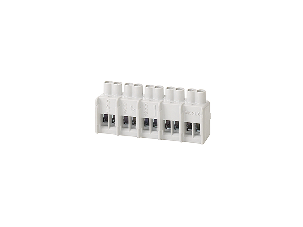 HENSEL DK Series Terminal Block, 5-Way, 40A, 1.5-10 mm² Wire, Clamp Termination