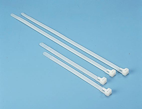 HellermannTyton Cable Tie, Releasable, 150mm x 7.6 mm, Natural Polyamide 6.6 (PA66), Pk-100