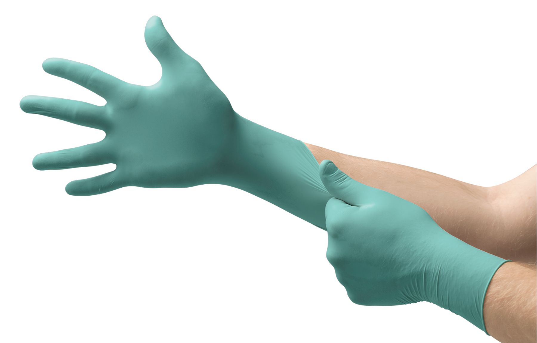 Ansell MICROFLEX® NeoTouch™ 25-201 Green Powder-Free Neoprene Disposable Gloves, Size S, 100 per Pack