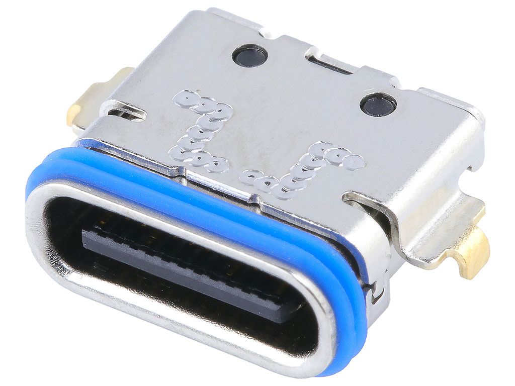 Molex Right Angled, SMT, Socket- Single Port Type Type C USB 3.2 IPX7 USB Connector