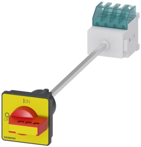 Siemens 4P Pole Panel Mount Non-Fused Switch Disconnector - 16A Maximum Current, 7.5kW Power Rating, IP65