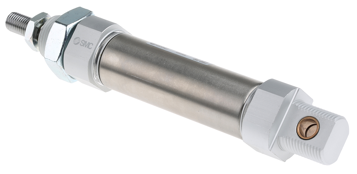 SMC 50 mm Pneumatic Piston Rod Cylinder - CD85 Series, Double Acting Acting