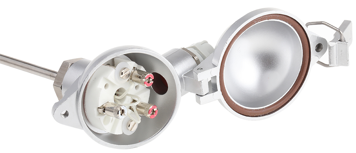 RS PRO PT100 RTD Sensor, 8mm Dia, 350mm Long, 3 Wire, 1/2 GCY, Classe B +250°C Max