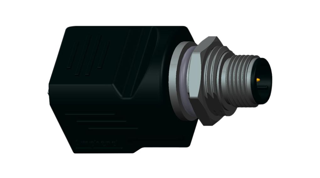 Amphenol Industrial RJS Series M12 Plug Adapter, Shielded