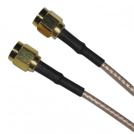 Amphenol RF SMA Series, 610 mm, RG316 Coaxial, Terminated 50 Ω