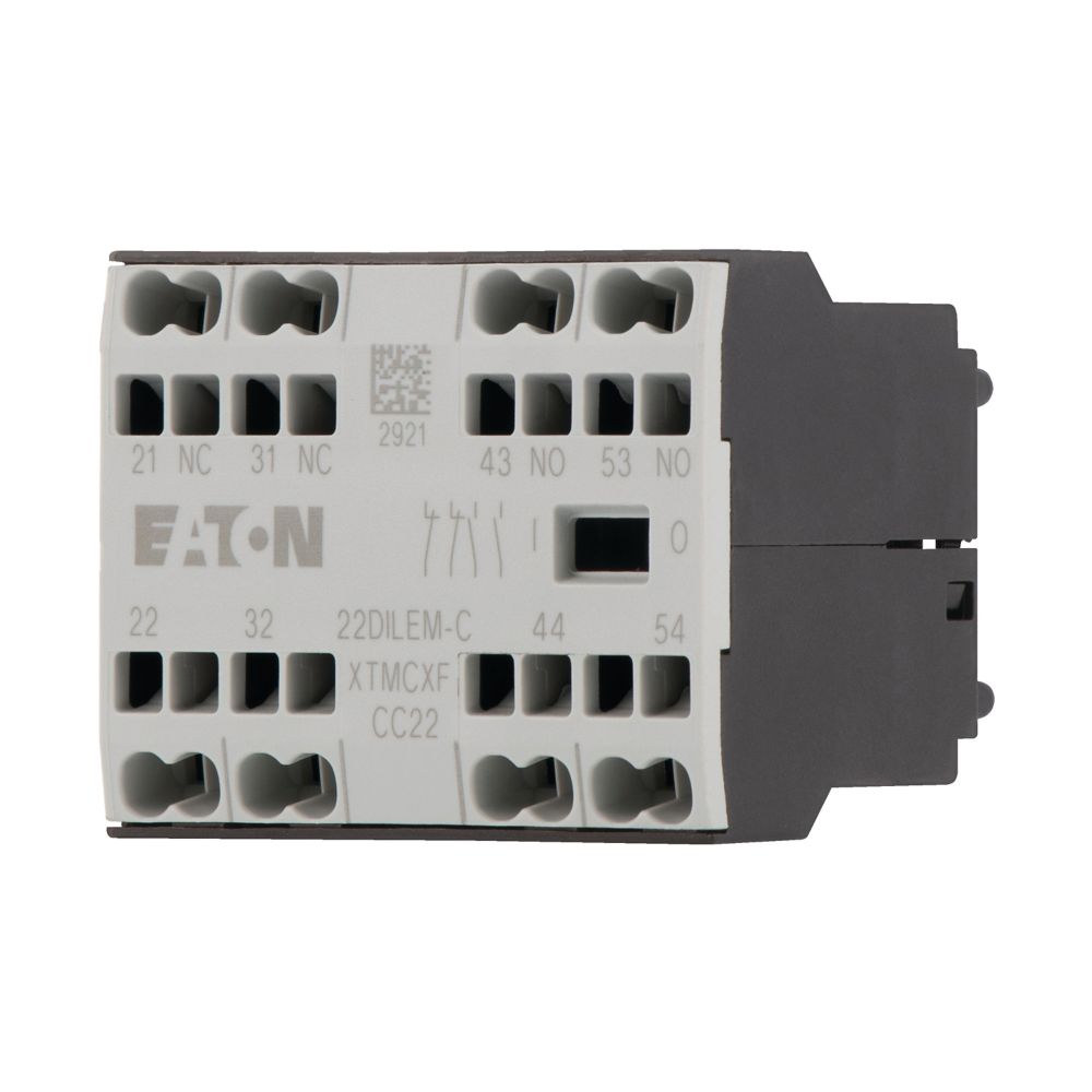 Eaton Auxiliary Contact, 4 Contact, 2 N/C, 2 N/O, Front Fastening, DILEM