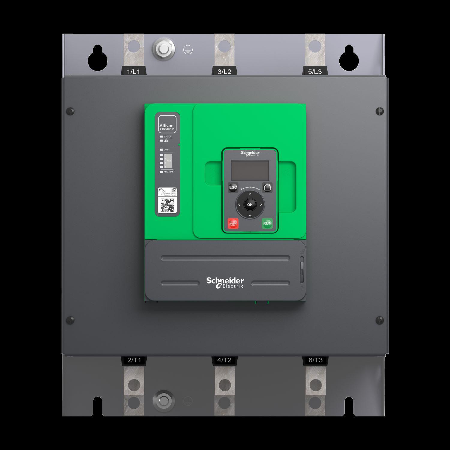 Schneider Electric Altivar Soft Starter ATS480 Soft Starter, , 55 → 250 kW, 208 → 690 V ac, 3 Phase