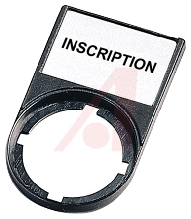 Eaton Legend Plate Holder with Insert for Use with 22.5 mm Modular Pushbuttons and Indicating Lights, 2