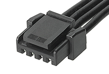 Molex 4 Way Female Micro-Lock Plus to 4 Way Female Micro-Lock Plus Wire to Board Cable, 150mm