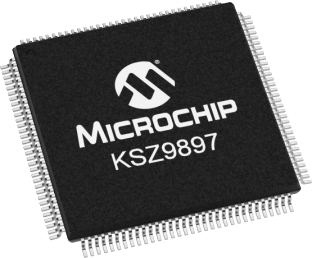 Microchip KSZ9897RTXC, Ethernet Switch IC, 10Mbps, 1.8 V, 2.5 V, 3.3 V, 128-Pin TQFP-EP
