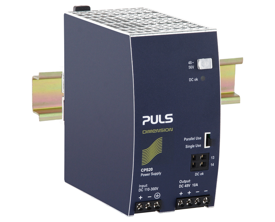 PULS CPS20 DC-DC Converter, 60V dc/ 10.3A Output, 110 → 300 V dc Input, 576W, Wall Mount, +70°C Max Temp -25°C